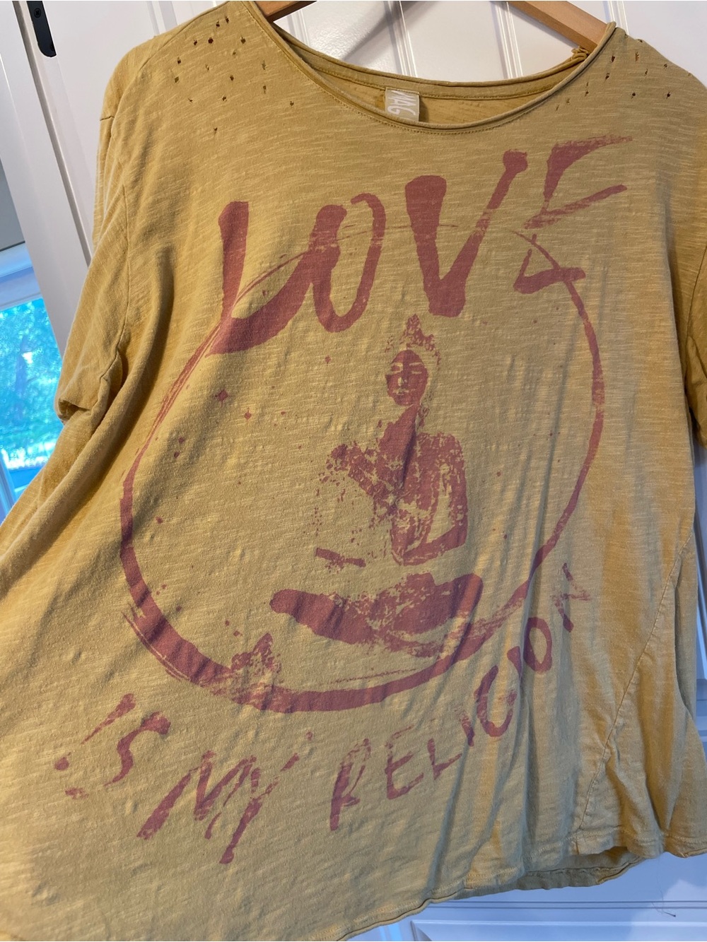 Magnolia Pearl Love is my Religion Tee - Picture 2 of 4